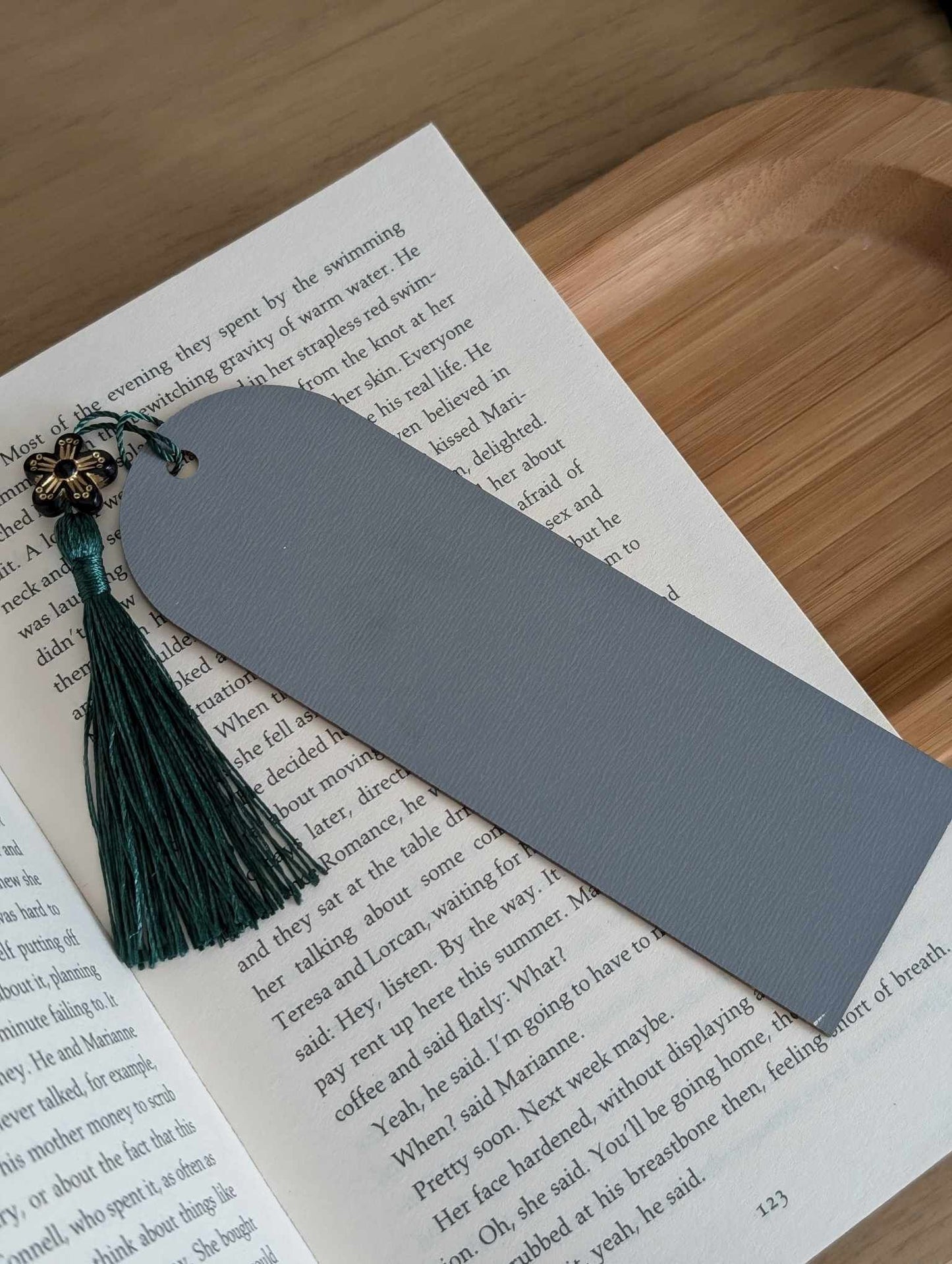 Acrylic Gold Mirror Bookmark