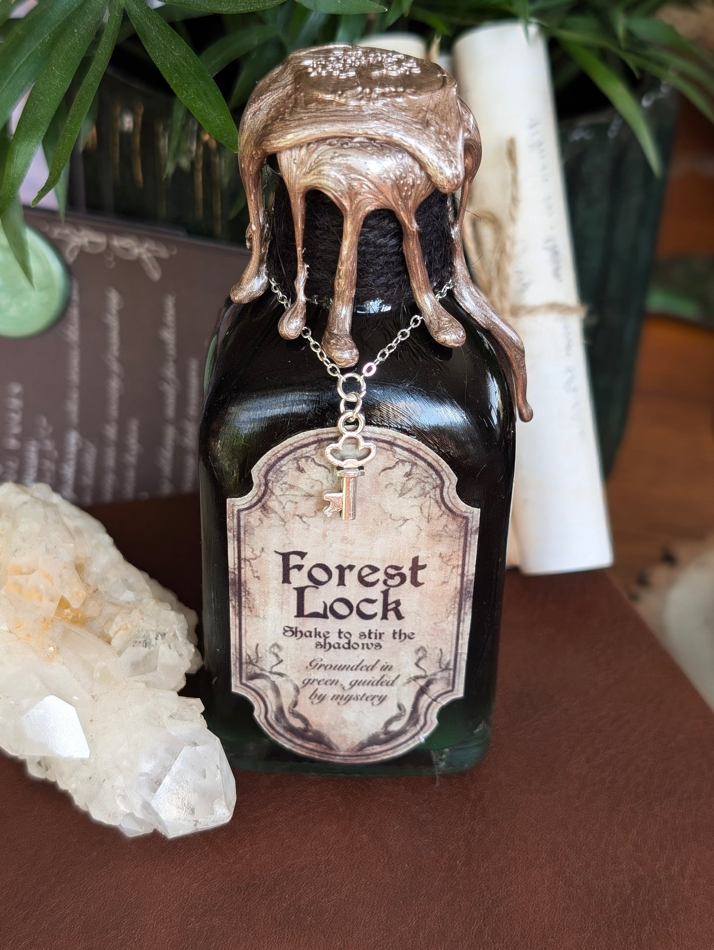 Forest Lock | Colour Changing | Decorative Potion Bottle