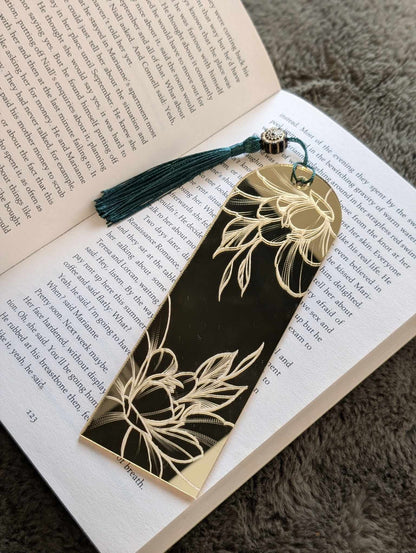 Acrylic Gold Mirror Bookmark