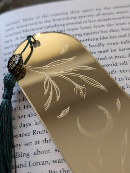 Acrylic Gold Mirror Bookmark