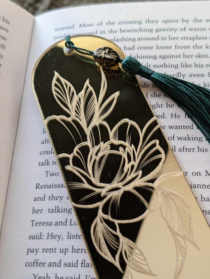Acrylic Gold Mirror Bookmark