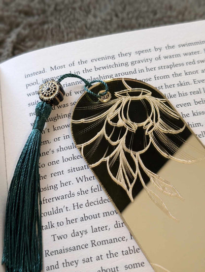 Acrylic Gold Mirror Bookmark