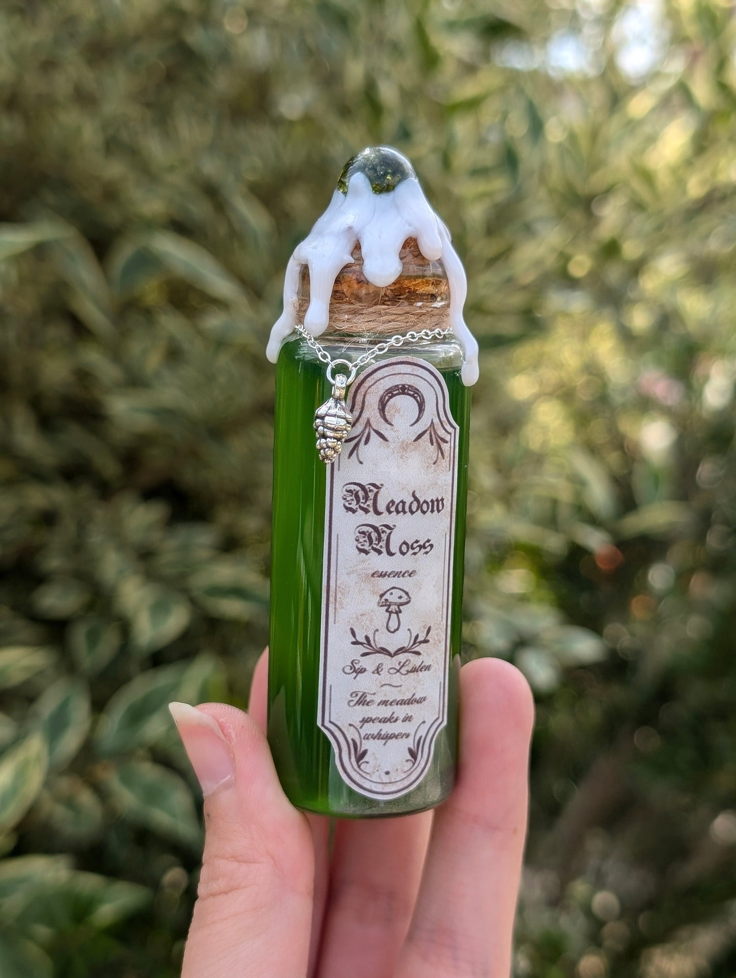 Meadow Moss Essence | Decorative Potion Bottle