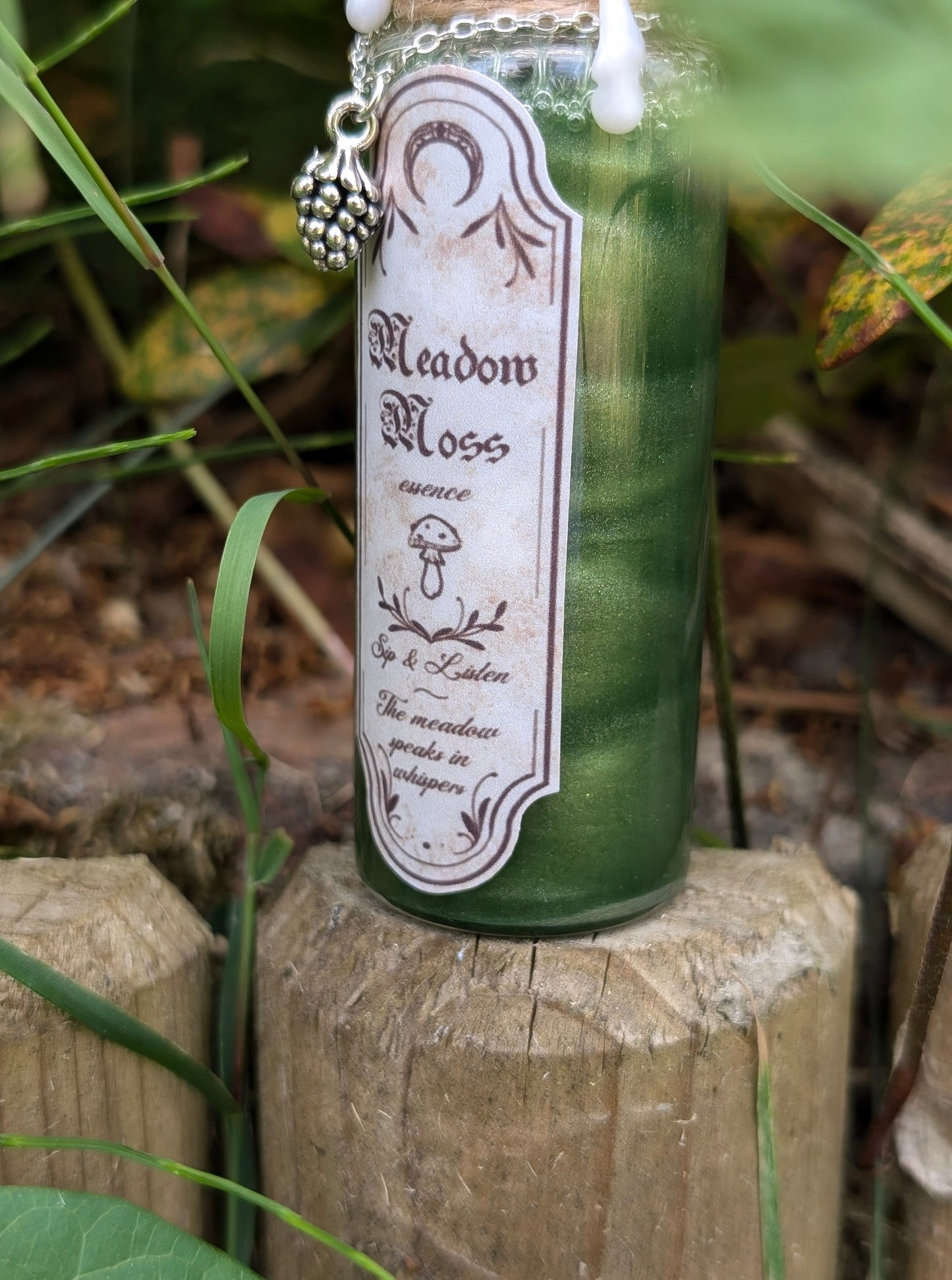 Meadow Moss Essence | Decorative Potion Bottle