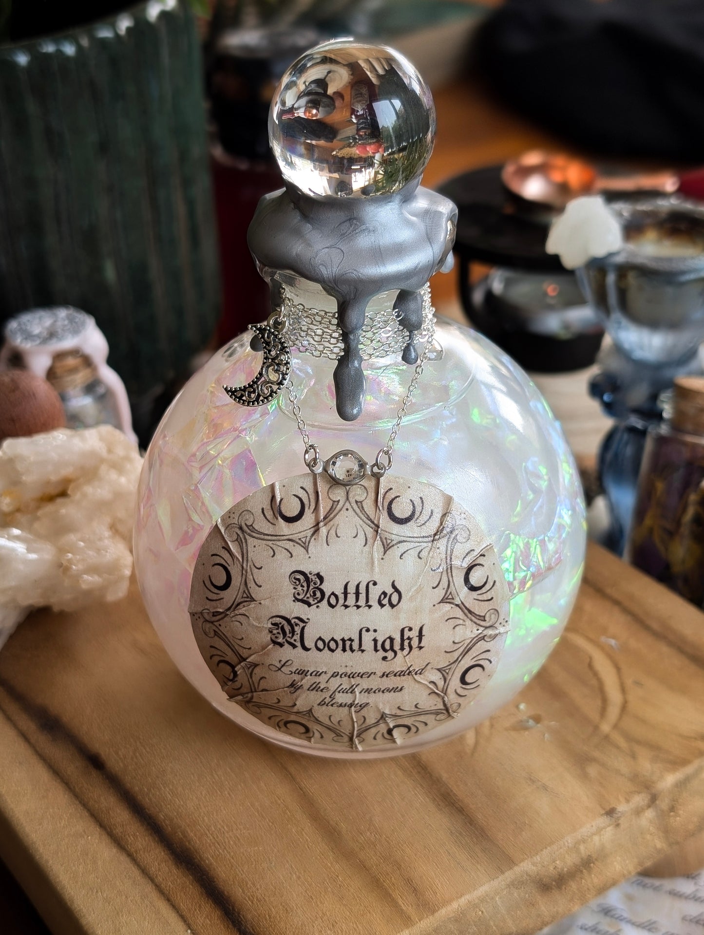 Bottled Moonlight | Decorative Potion Bottle