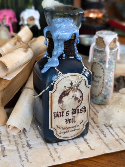Bat's Dusk Veil | Bookish Decorative Potion Bottle