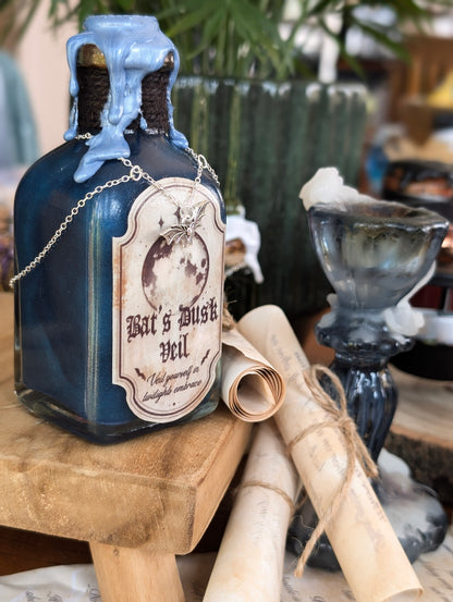 Bat's Dusk Veil | Bookish Decorative Potion Bottle