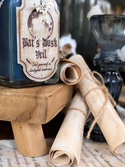 Bat's Dusk Veil | Bookish Decorative Potion Bottle