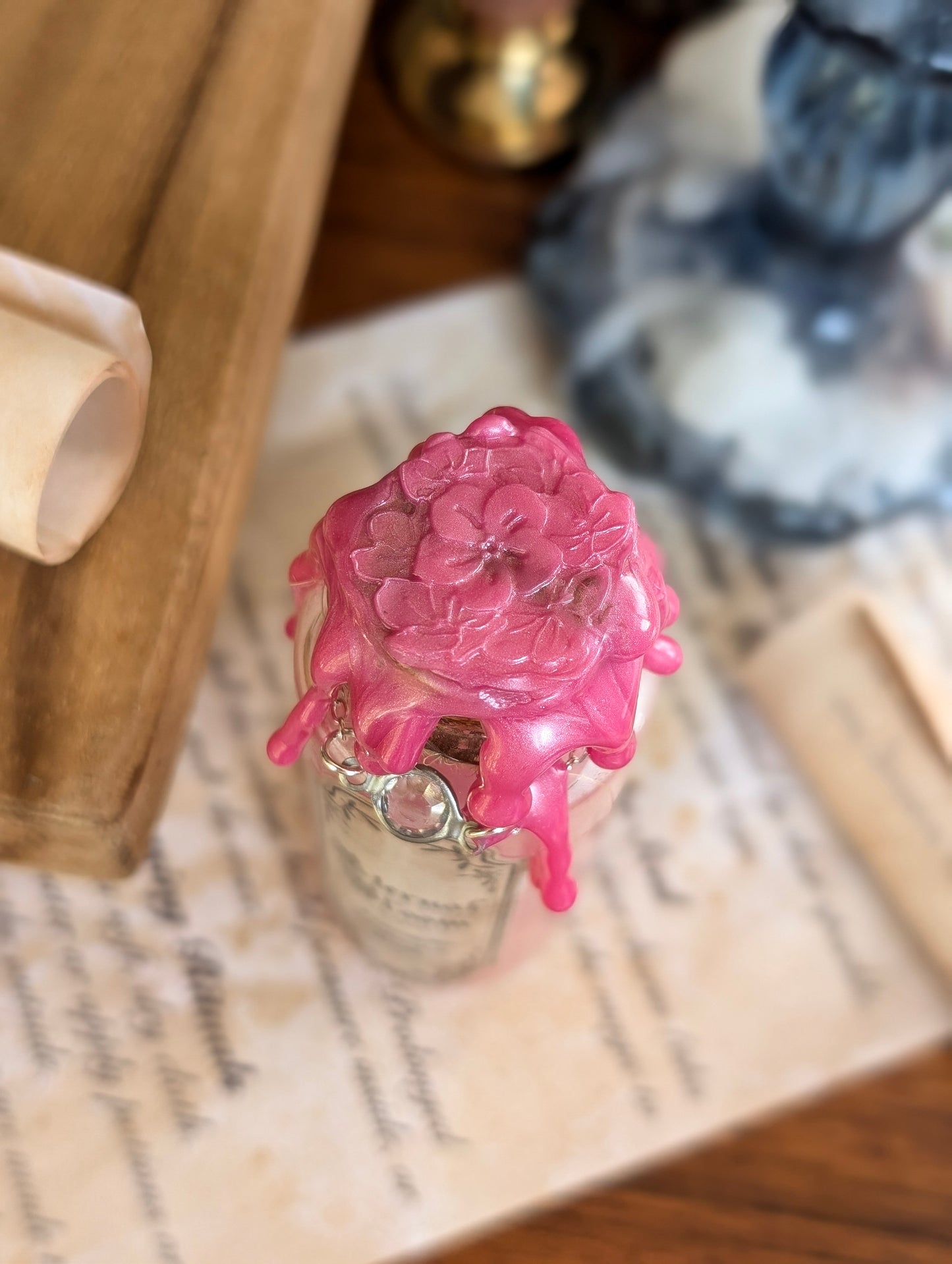 Eternal Bloom | Decorative Potion Bottle