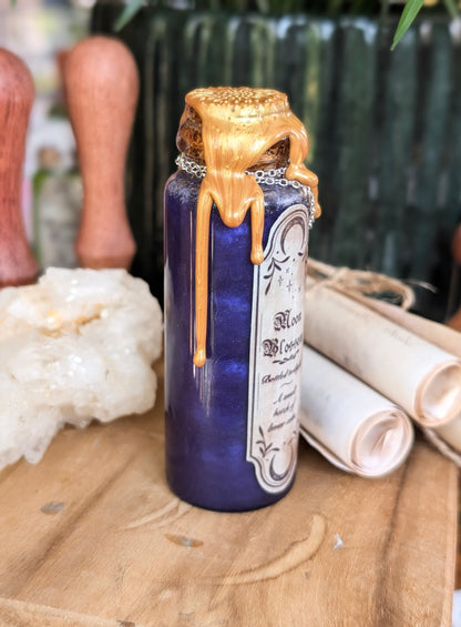 Moon Blossom | Decorative Potion Bottle