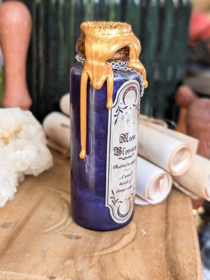 Moon Blossom | Decorative Potion Bottle
