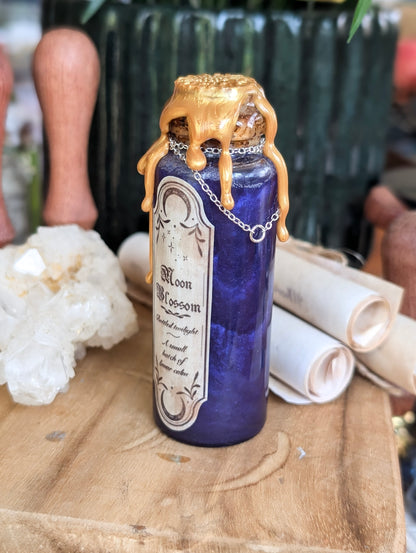 Moon Blossom | Decorative Potion Bottle