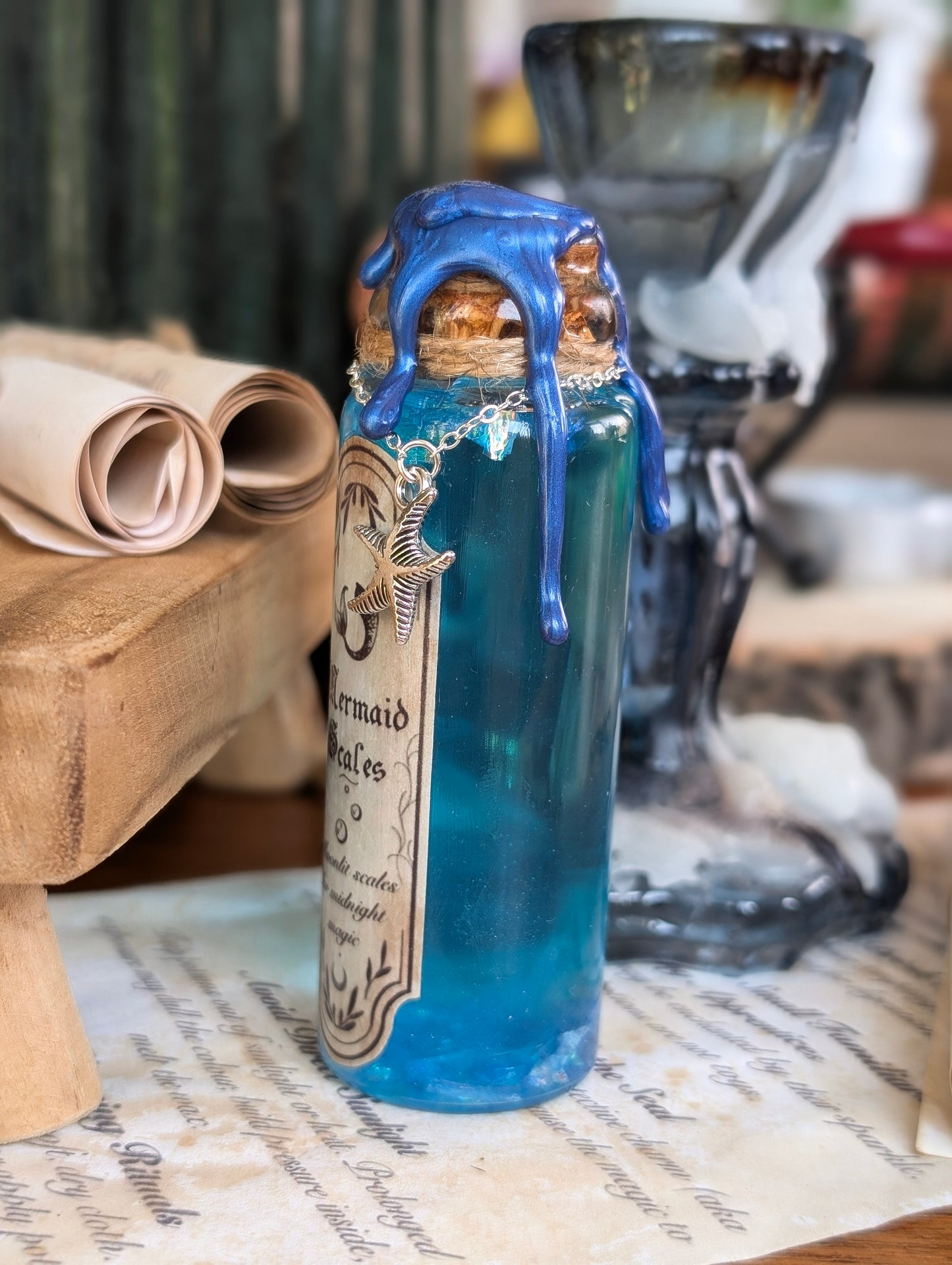 Mermaid Scales | Decorative Potion Bottle