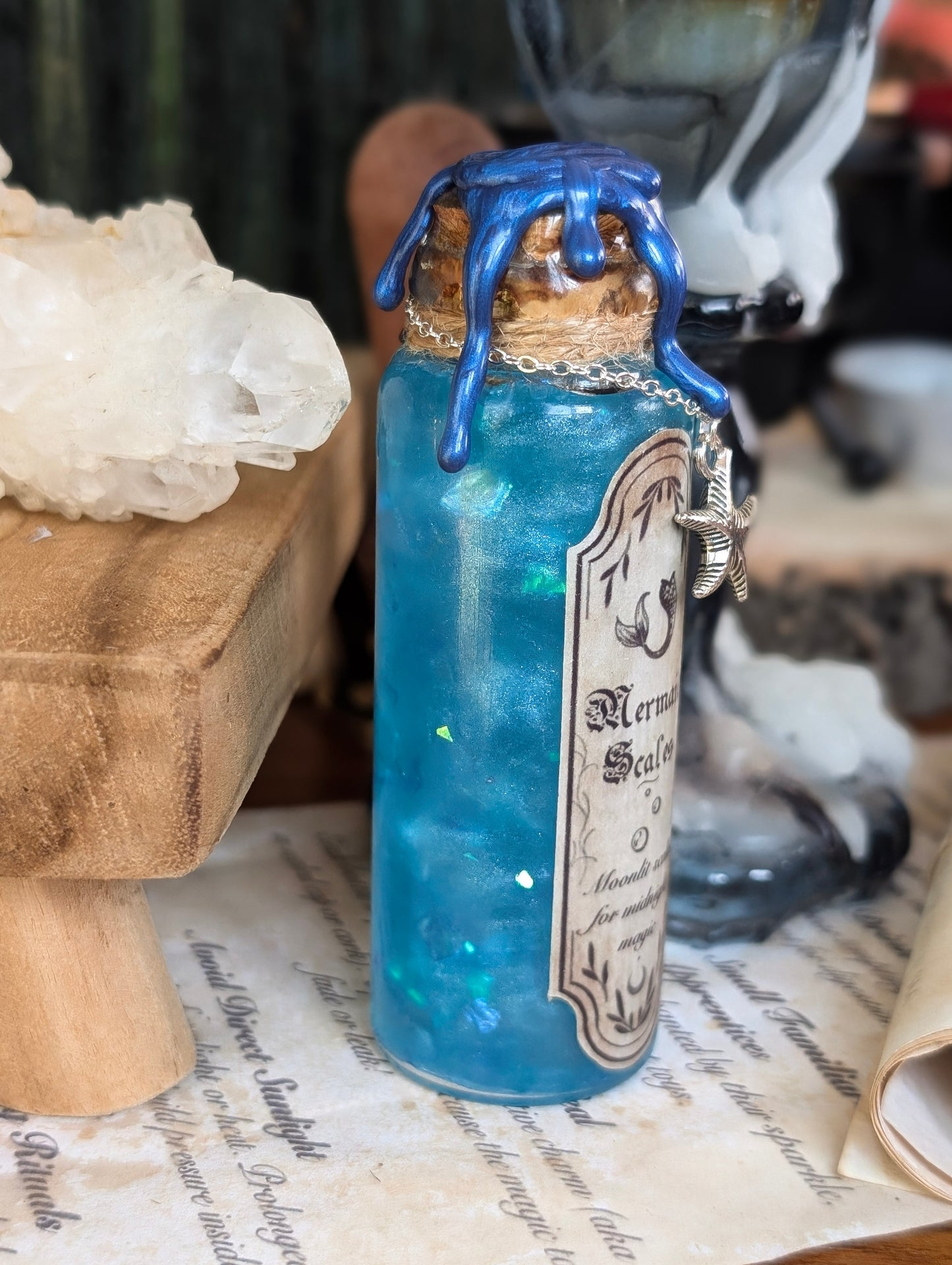 Mermaid Scales | Decorative Potion Bottle