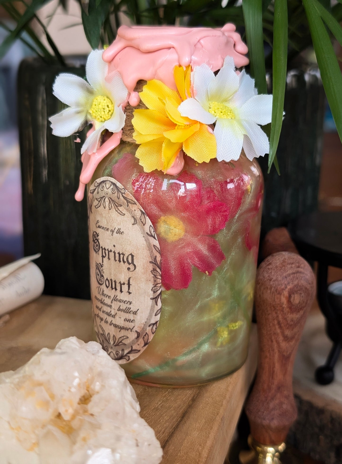 Essence of the Spring Court | Bookish Decorative Potion Bottle