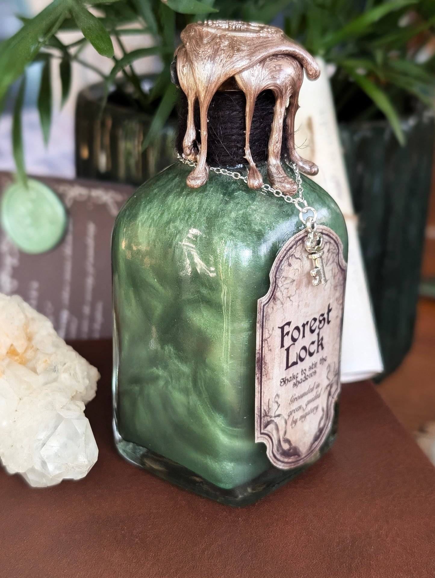 Forest Lock | Colour Changing | Decorative Potion Bottle