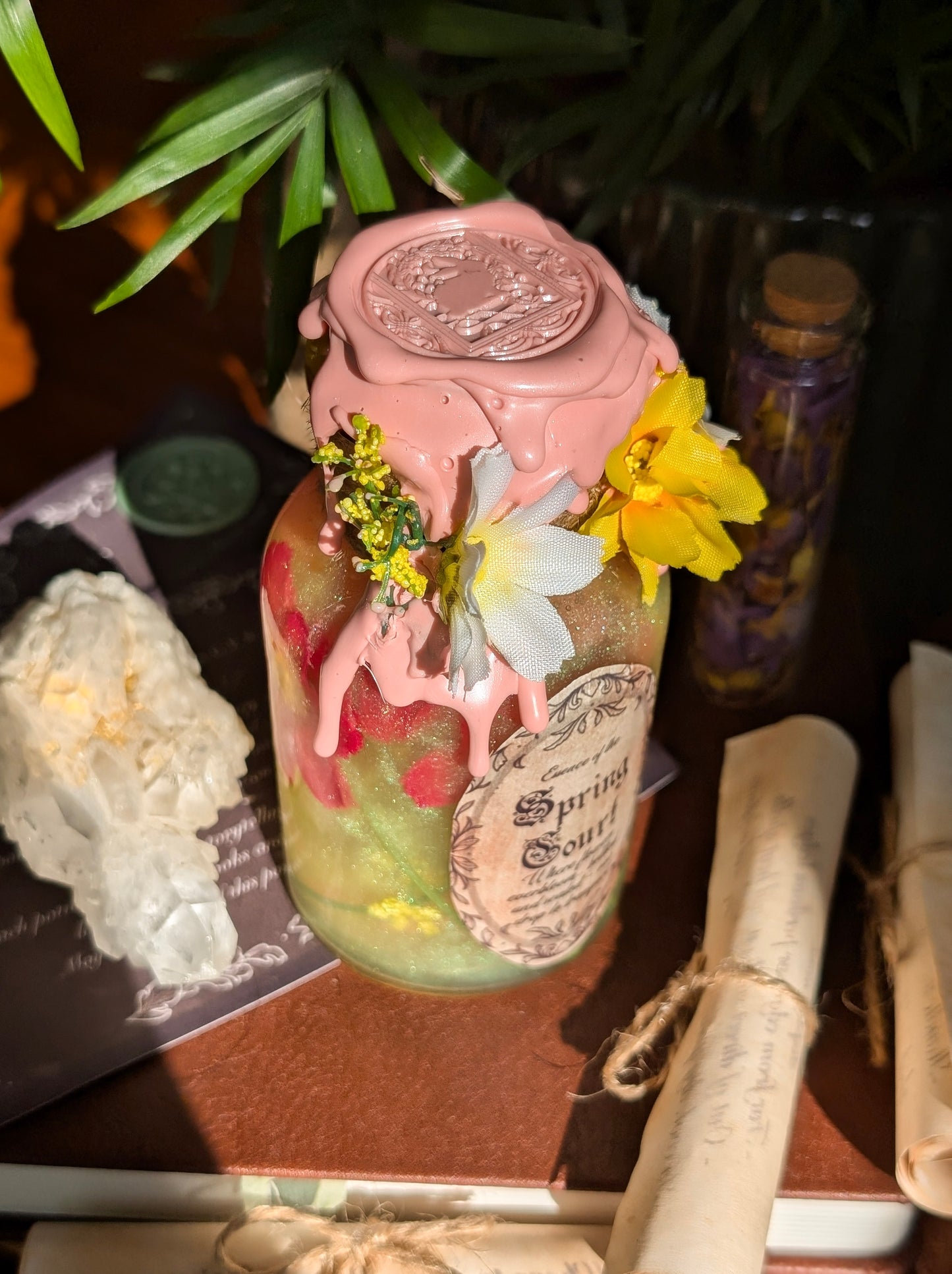Essence of the Spring Court | Bookish Decorative Potion Bottle