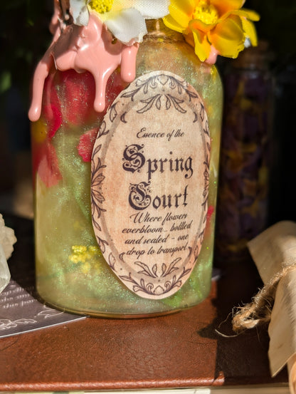 Essence of the Spring Court | Bookish Decorative Potion Bottle