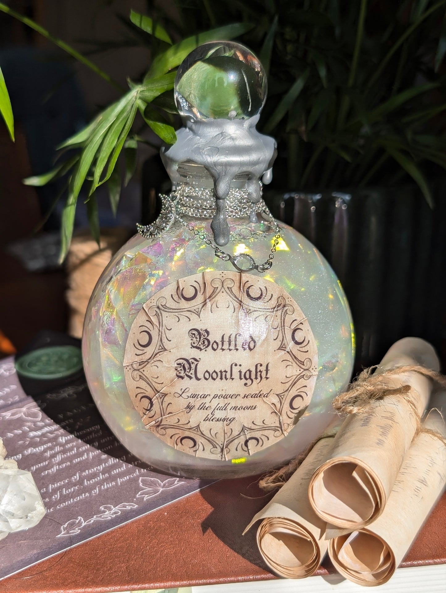 Bottled Moonlight | Decorative Potion Bottle