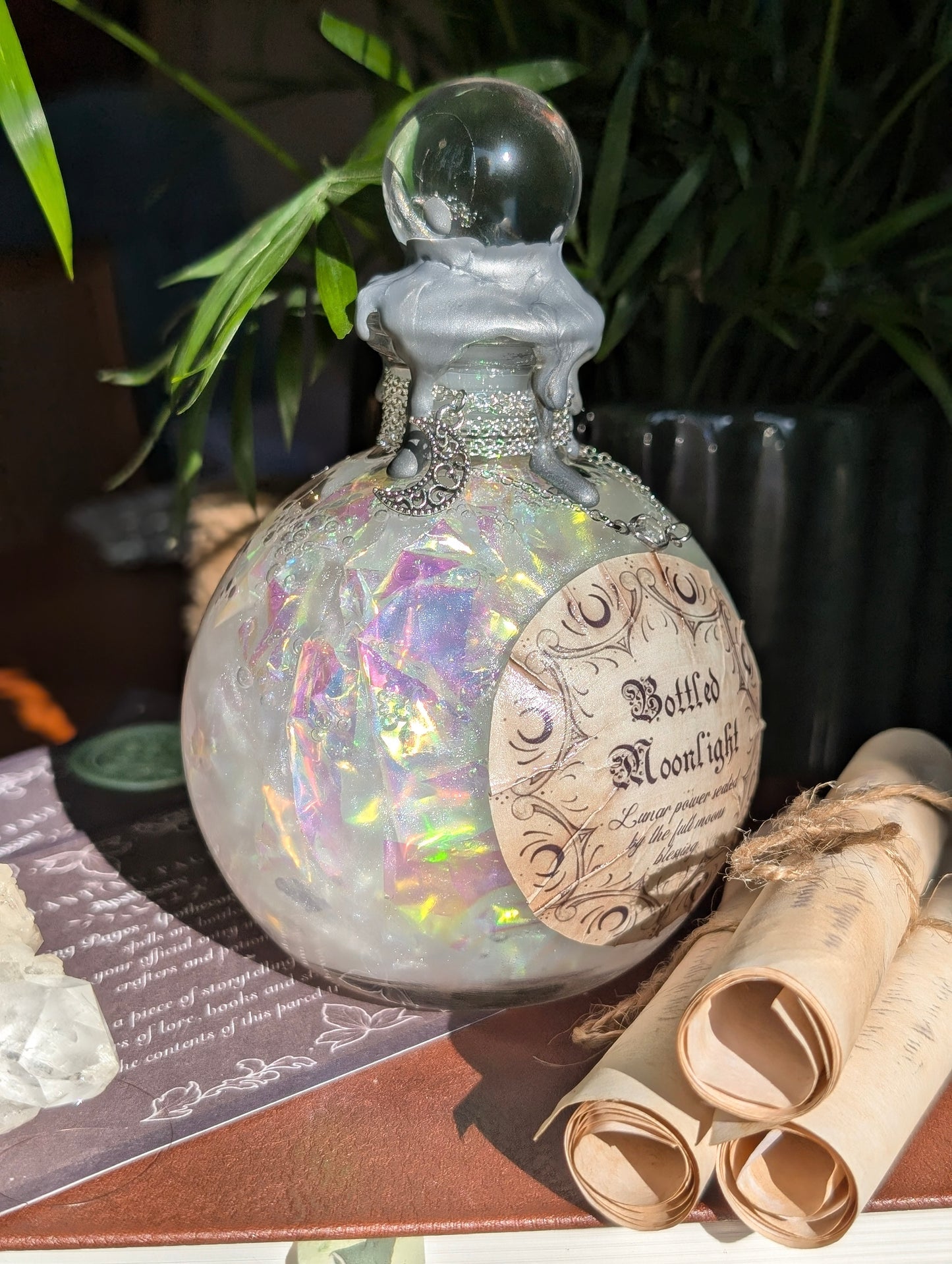 Bottled Moonlight | Decorative Potion Bottle