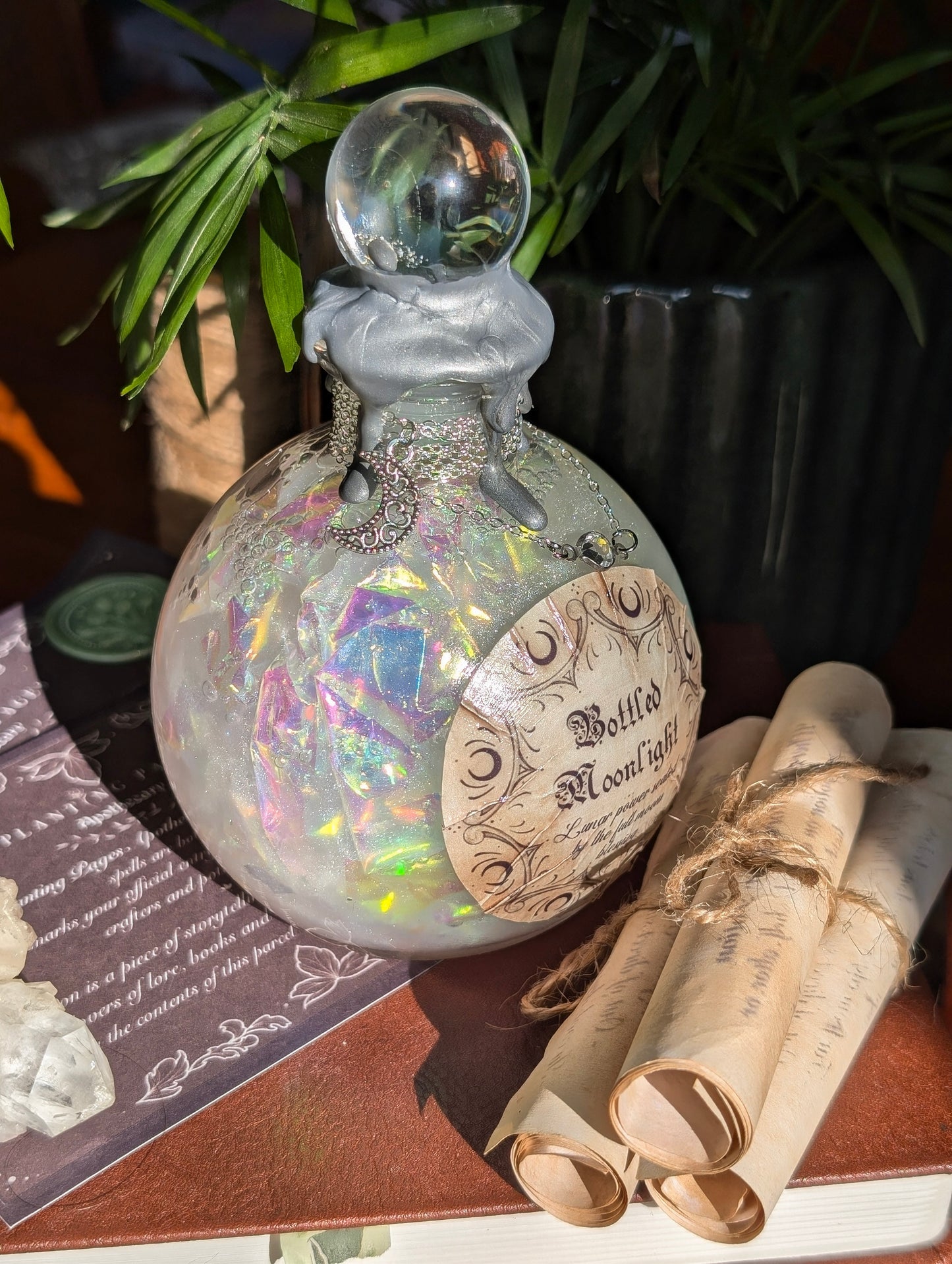 Bottled Moonlight | Decorative Potion Bottle