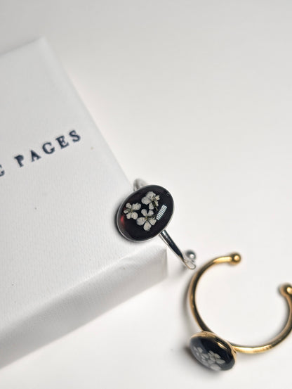 Crimson Bloom | Adjustable Ring