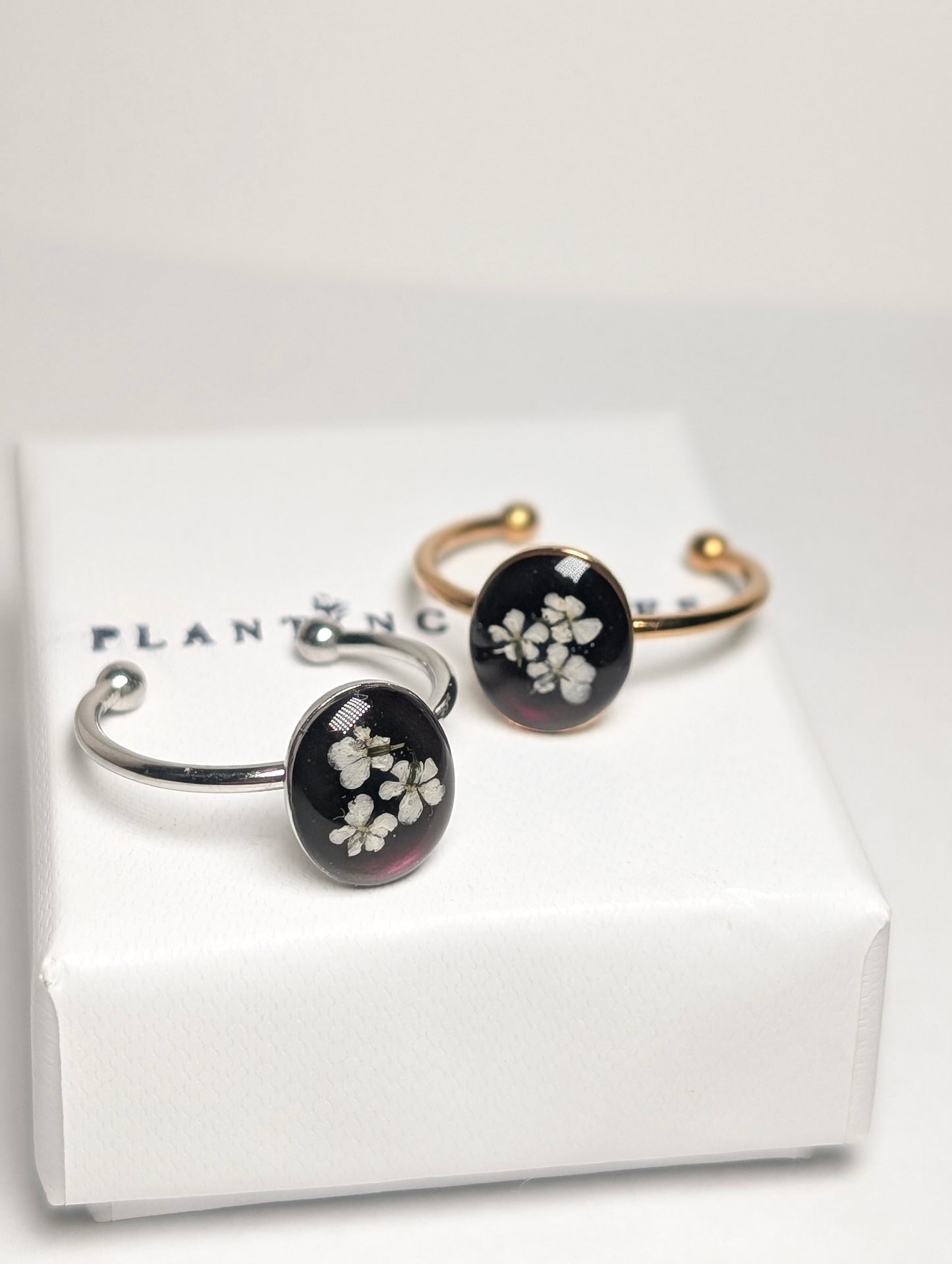 Crimson Bloom | Adjustable Ring