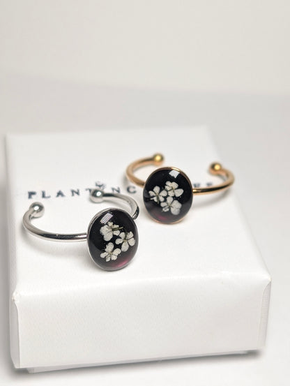 Crimson Bloom | Adjustable Ring