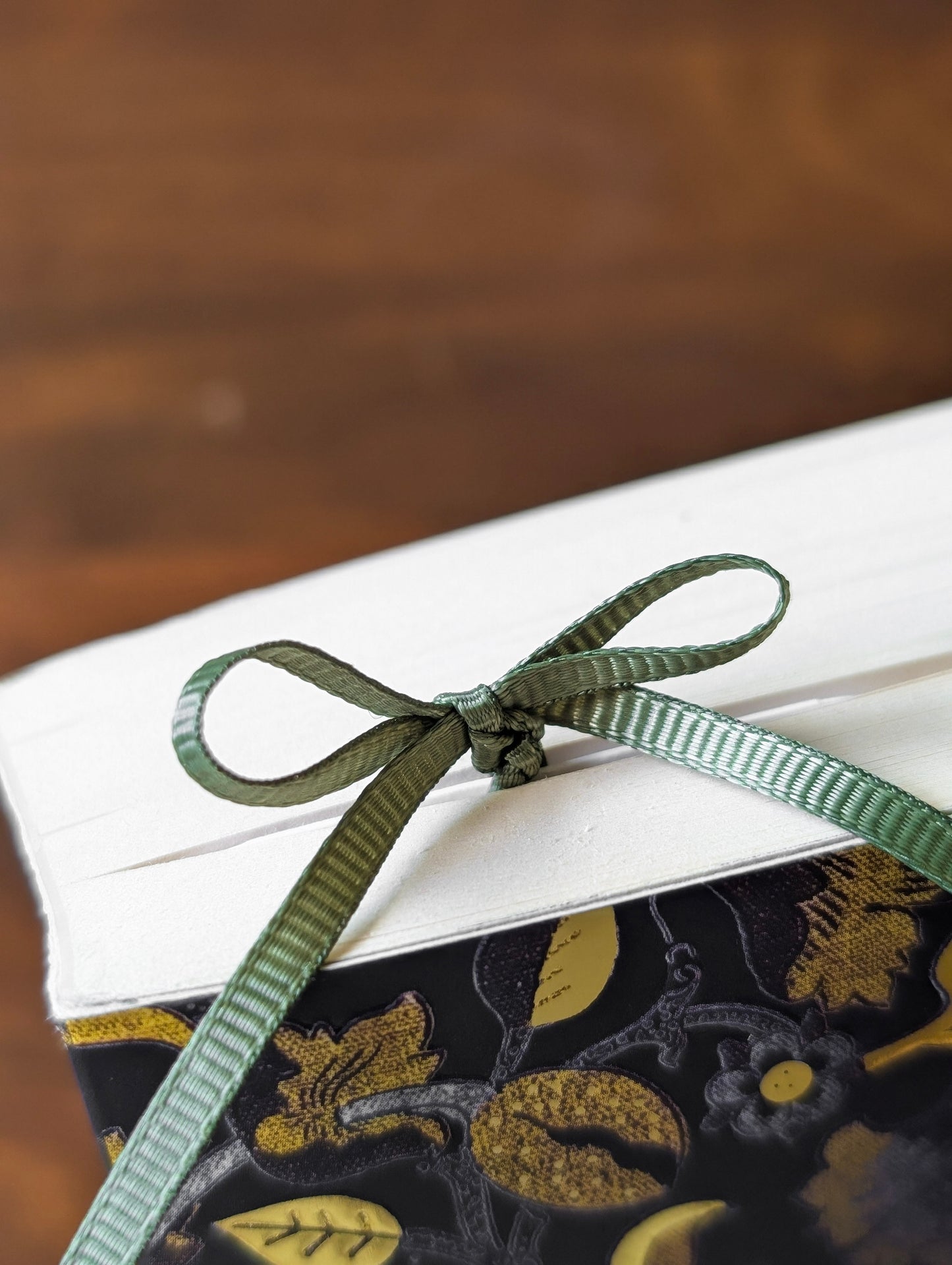 Hand Painted Pumpkin Bookmark with Bow Tassel