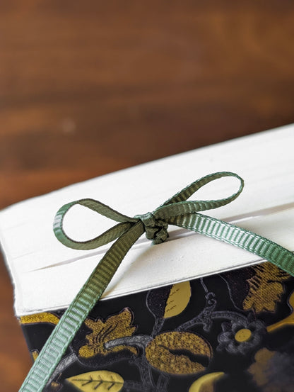 Hand Painted Pumpkin Bookmark with Bow Tassel