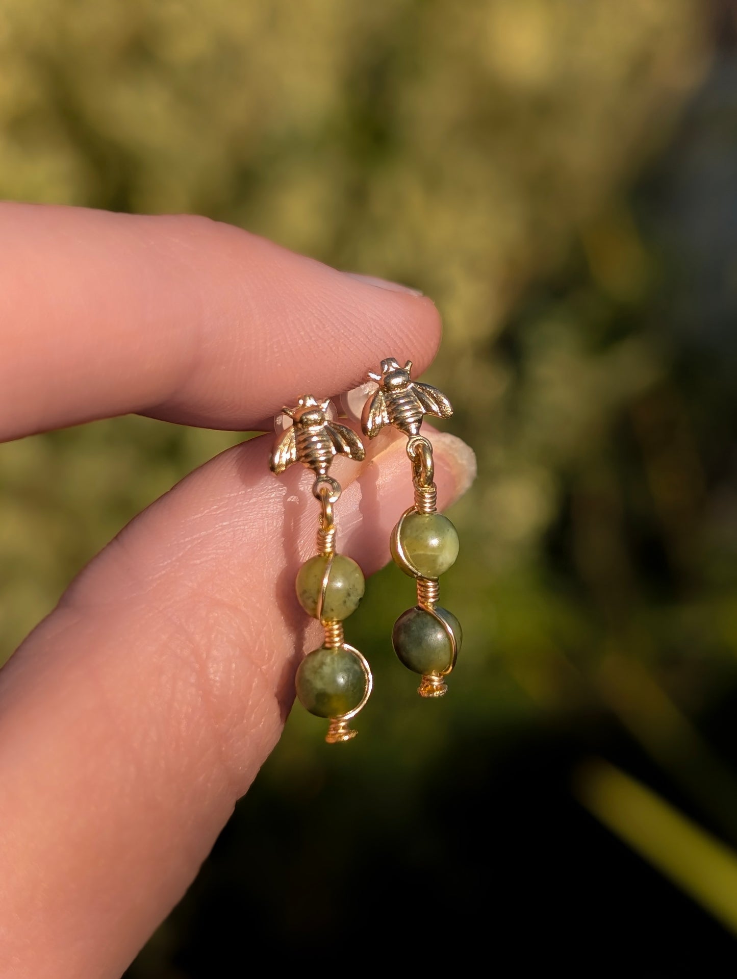 'Honey Bee' Mini Stud Earrings