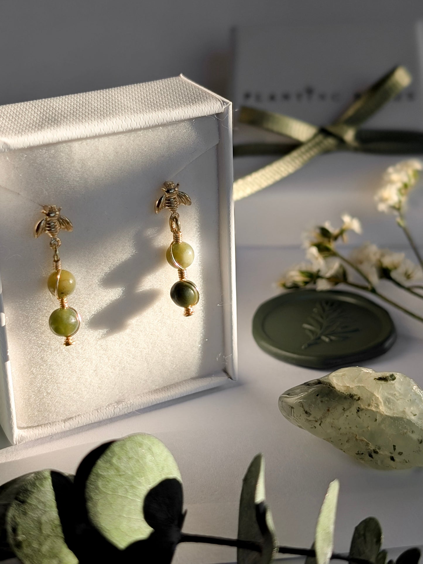 'Honey Bee' Mini Stud Earrings