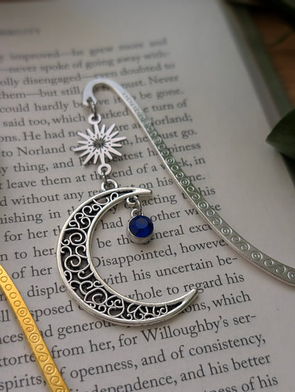 Silver Fantasy Metal Charm Bookmark