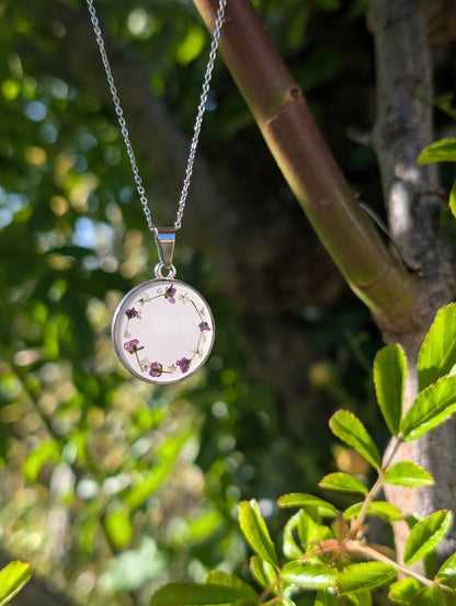 Purple Wildflower Wreath | Original Flora Necklace