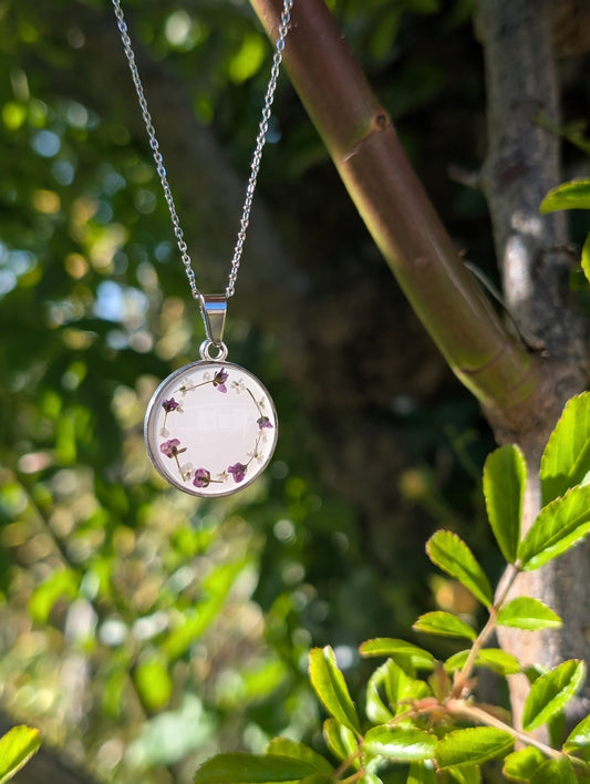 Purple Wildflower Wreath | Original Flora Necklace
