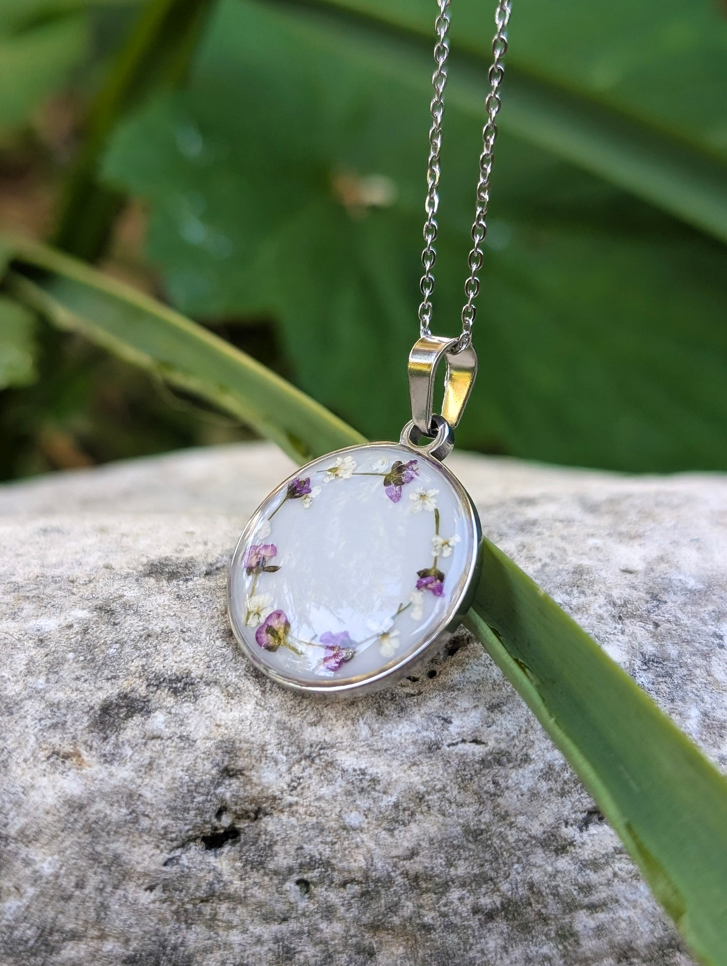Purple Wildflower Wreath | Original Flora Necklace