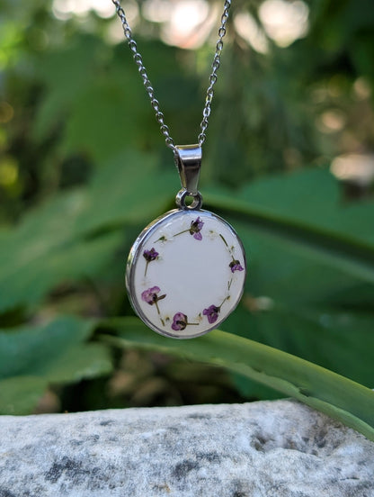 Purple Wildflower Wreath | Original Flora Necklace