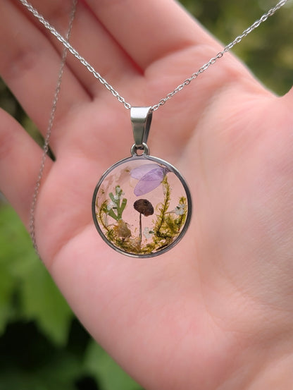 An Enchanted Spring | Original Mushroom Necklace