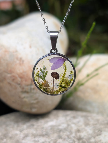 An Enchanted Spring | Original Mushroom Necklace