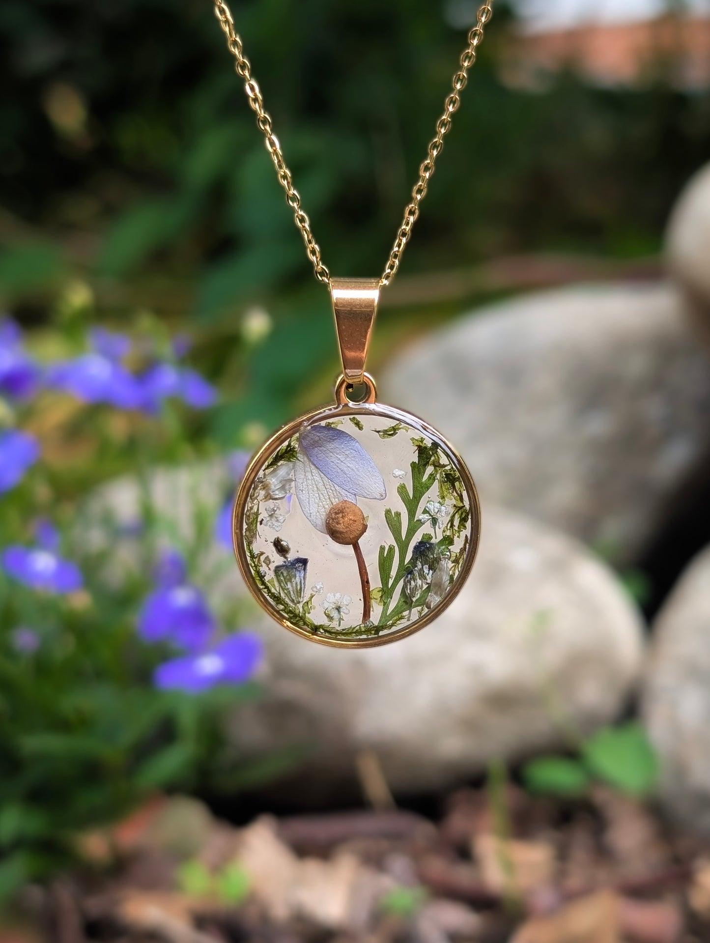 An Enchanted Spring | Original Mushroom Necklace