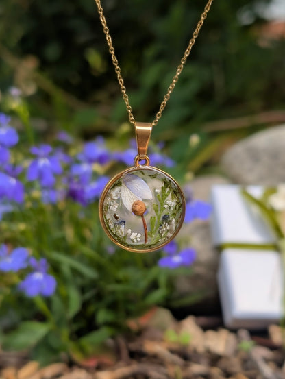An Enchanted Spring | Original Mushroom Necklace