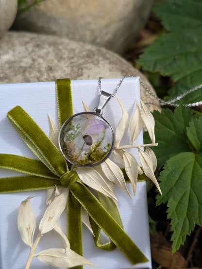 An Enchanted Spring | Original Mushroom Necklace