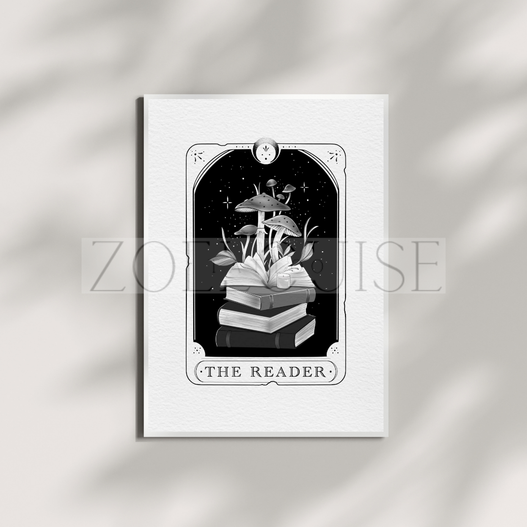 A5 Textured Reader Tarot Print